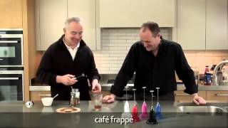 How to make a frappé coffee using an aerolatte milk frother [upl. by Dlarrej494]