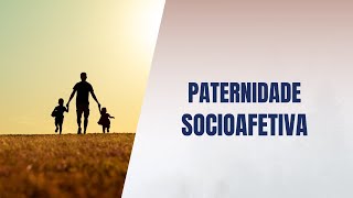 Paternidade socioafetiva [upl. by Stannwood340]