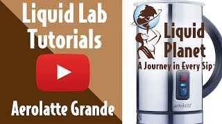 Liquid Lab  Aerolatte Grande Milk Frother [upl. by Anaynek43]