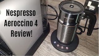 Nespresso Aeroccino 4 Milk Frother Review  Worth upgrading from the Aeroccino 3 [upl. by Akimed]