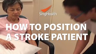 How To Position A Stroke Patient [upl. by Lyudmila203]