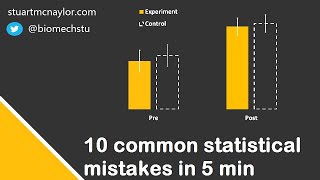 Ten Statistical Mistakes in 5 Min [upl. by Say]