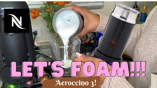 How To Foam Milk With Aeroccino 3 Make Coffee With Foam Tips amp Tricks  Easy Foamed Latte Recipe [upl. by Vitia175]