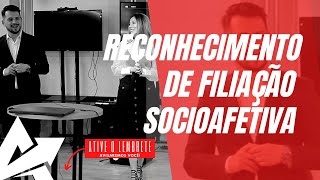 DIREITO DE FAMÍLIA Reconhecimento de filiação socioafetiva [upl. by Huberman]