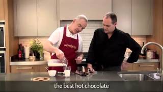 How to make a hot chocolate using an aerolatte milk frother [upl. by Yardna]